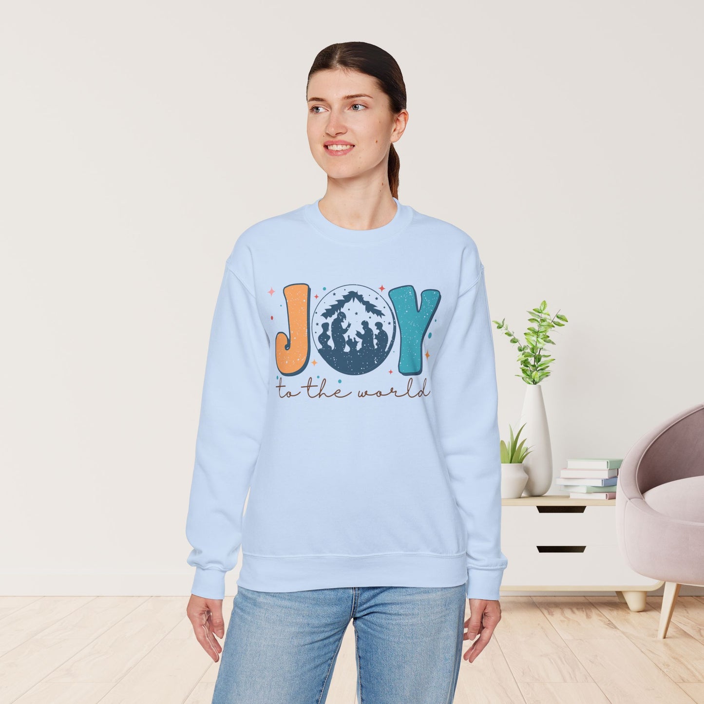 Joy To The World Christian Sweatshirt - Christian Pullover