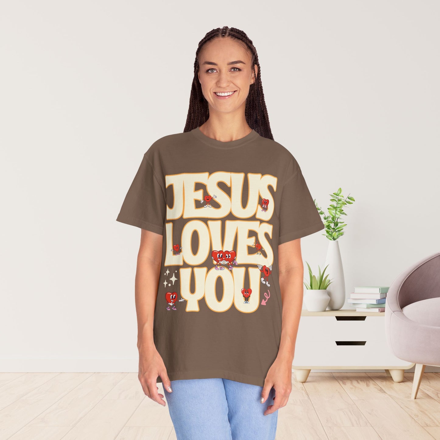 Jesus Loves You Comfort Colors Shirt