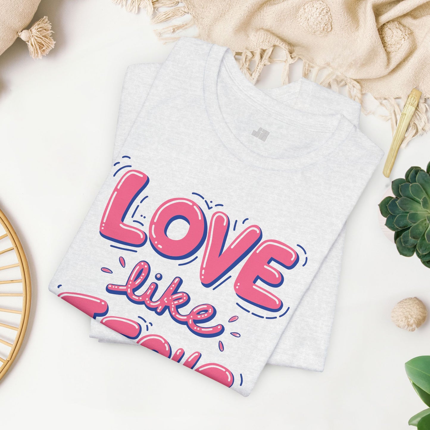 Love Like Jesus Soft Cotton Tee - Christian Shirt