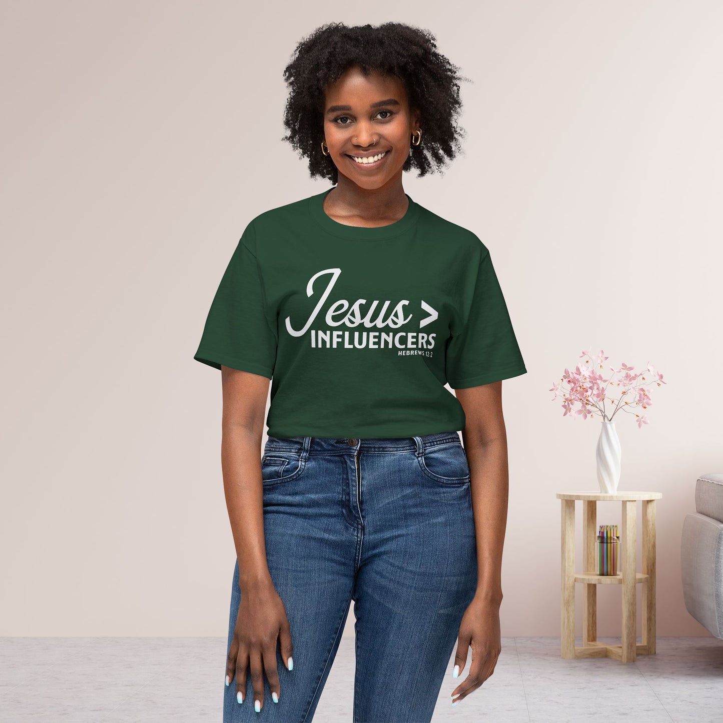 Jesus > Influencers Unisex HD Cotton Tee