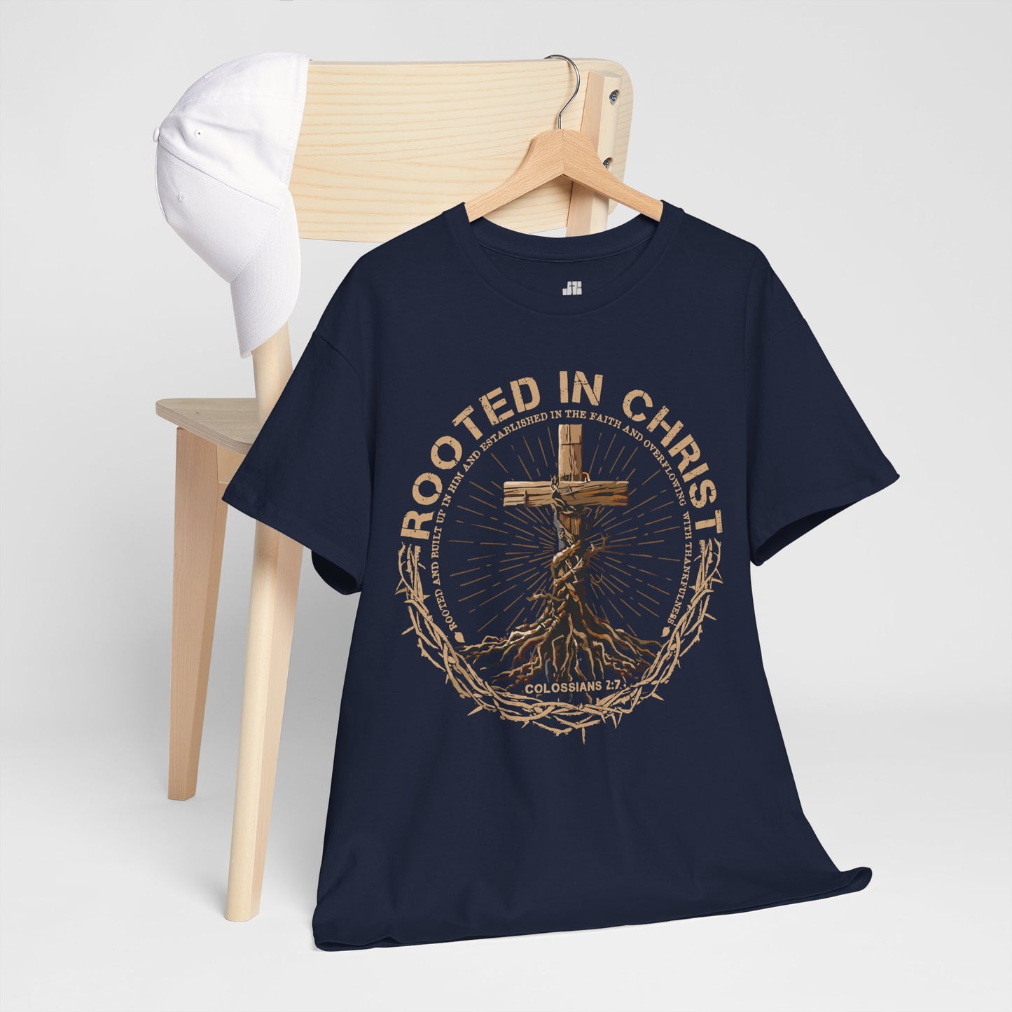 Rooted in Christ Heavy Cotton Tee