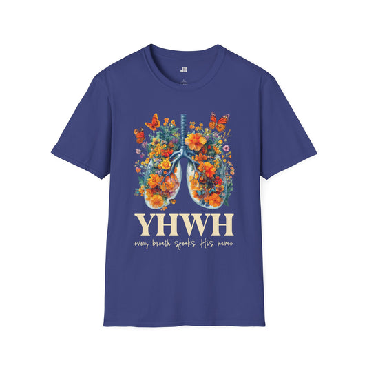 YHWY Every Breath Speaks His Name Softstyle T-shirt