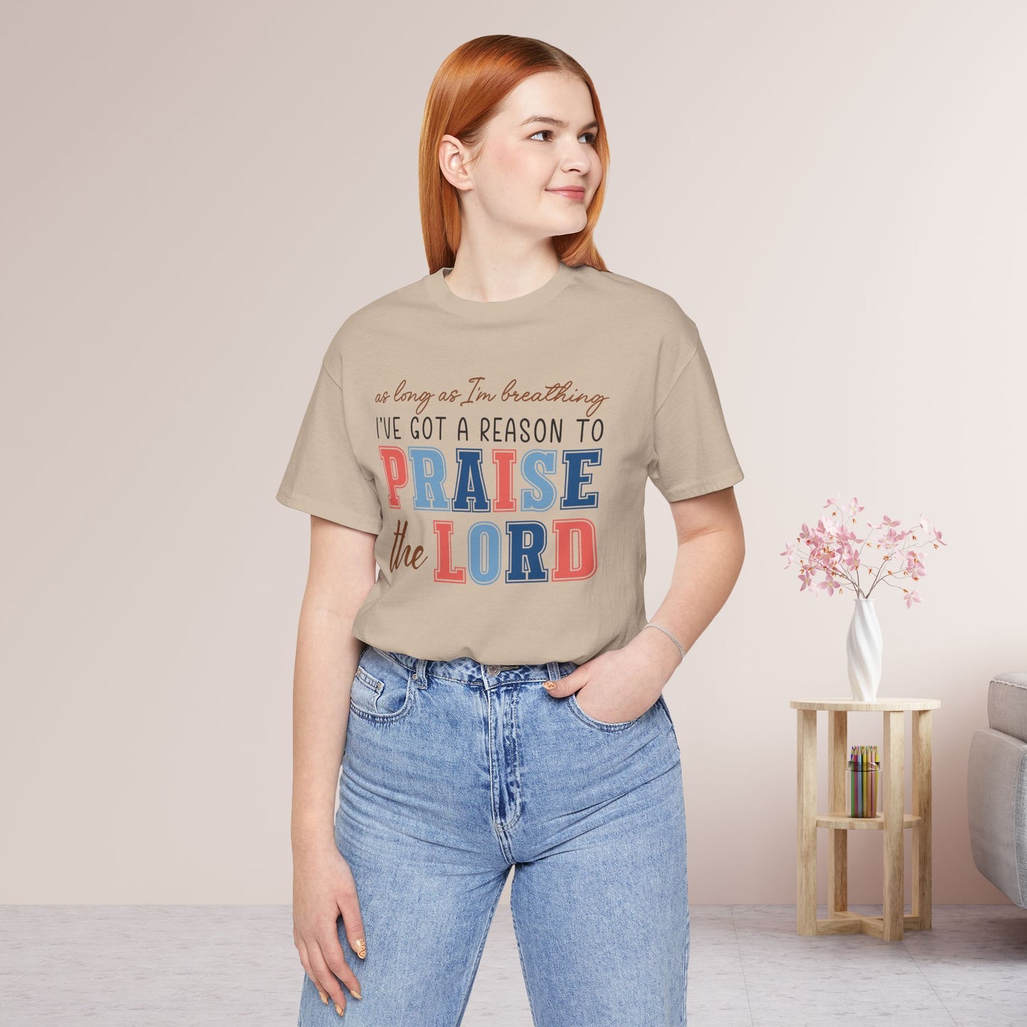 Praise The Lord Soft Cotton Tee - Christian Shirt