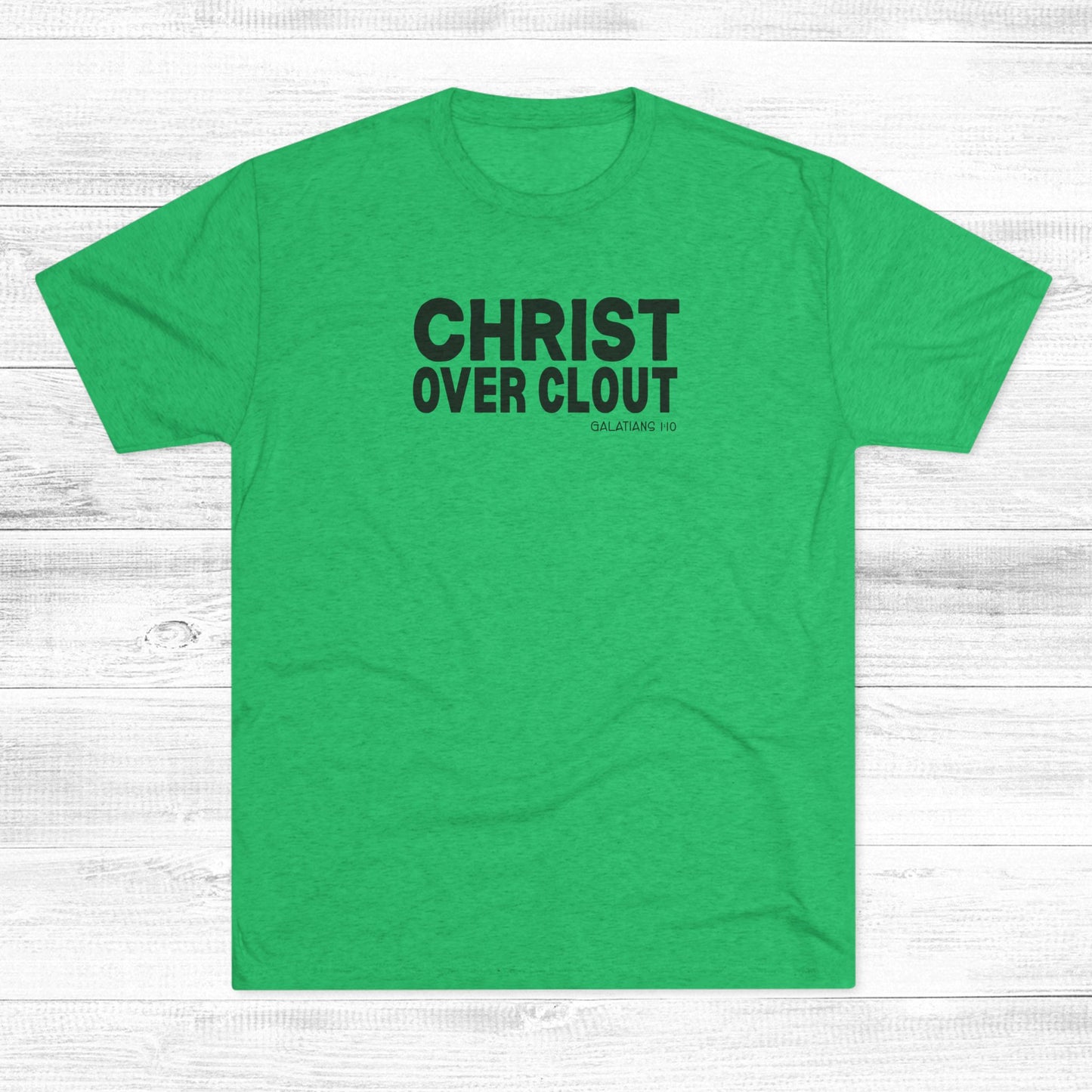 Christ Over Clout Unisex Tri-Blend Crew Tee
