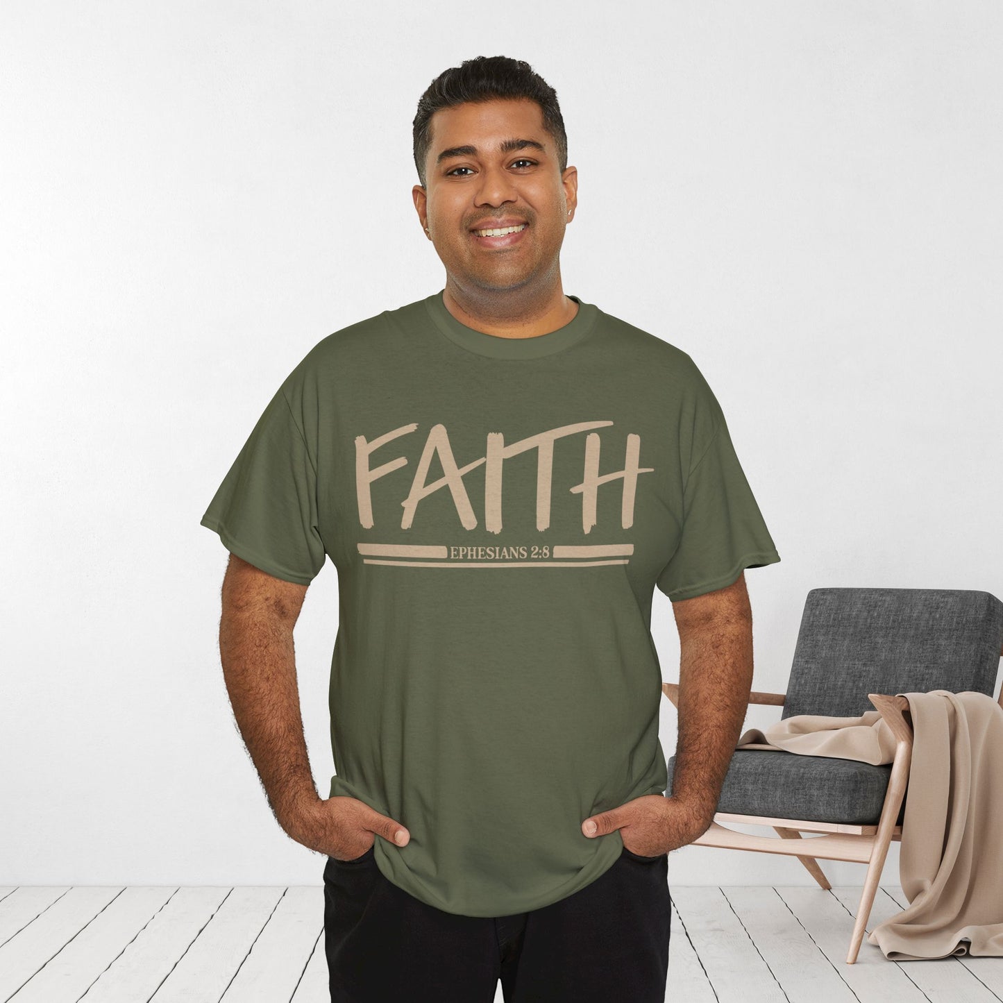 Faith Heavy Cotton Tee
