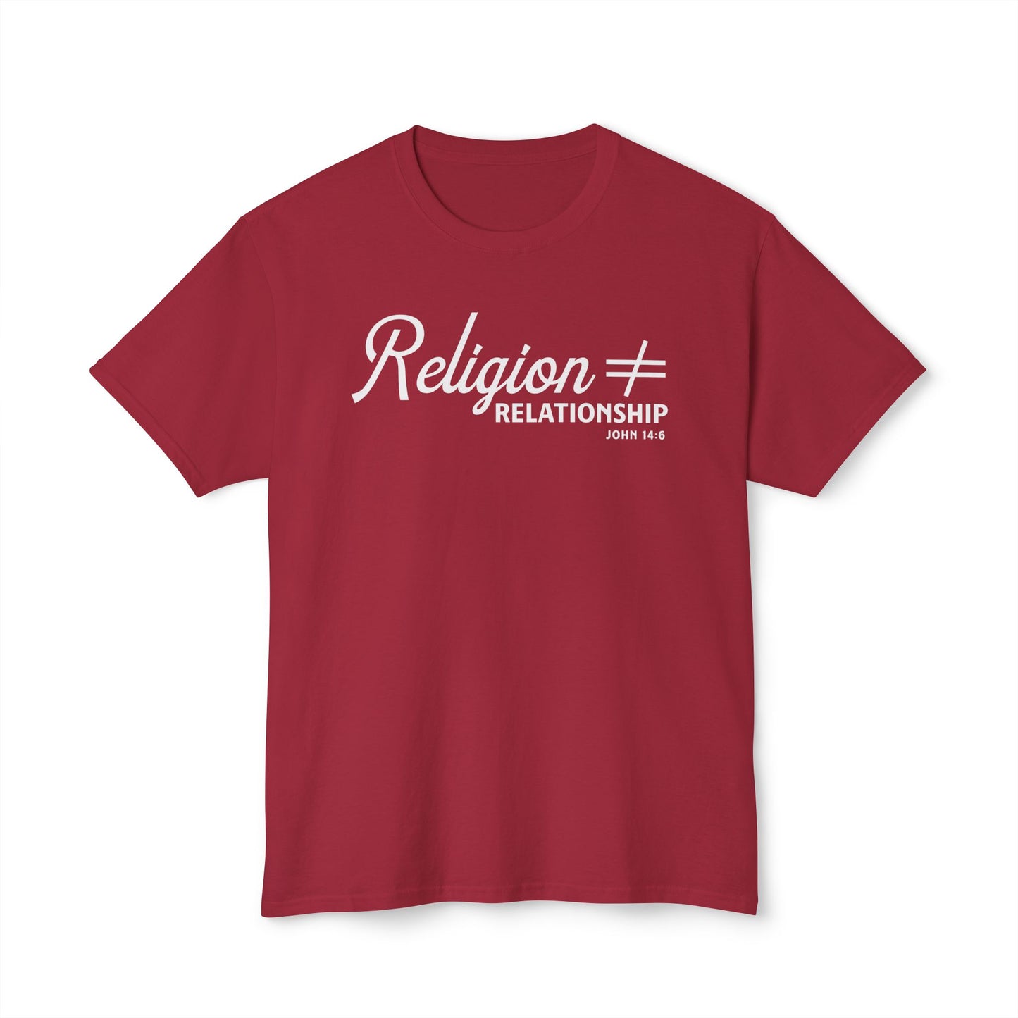Religion ≠ Relationship Unisex HD Cotton Tee