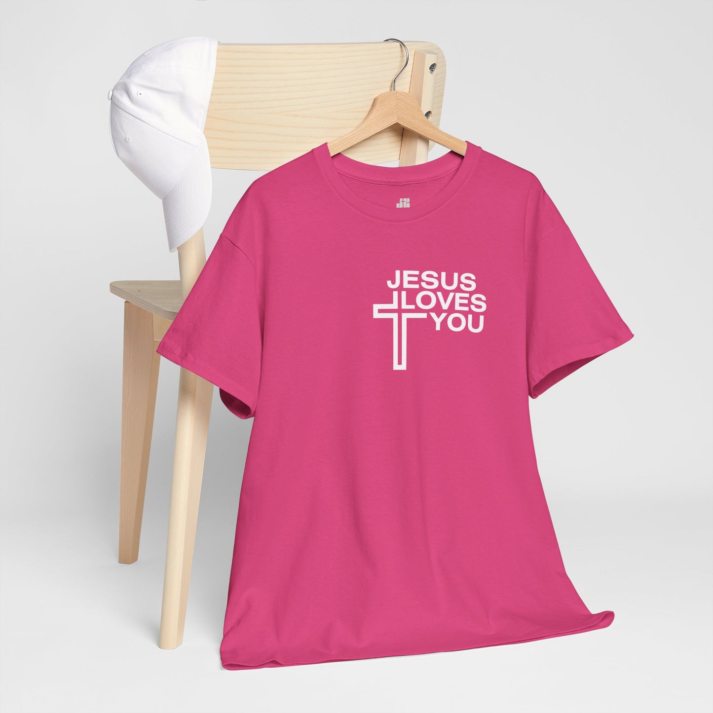 Jesus Loves You Heavy Cotton Tee