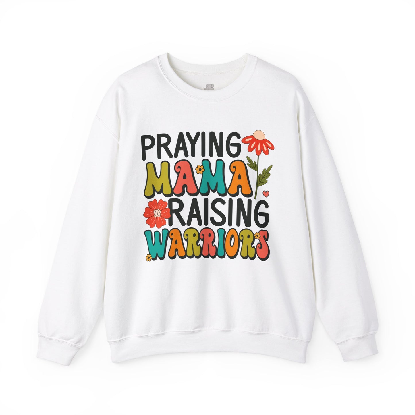 Praying Mama Raising Warriors Sweatshirt - Christian Mom Sweatshirt