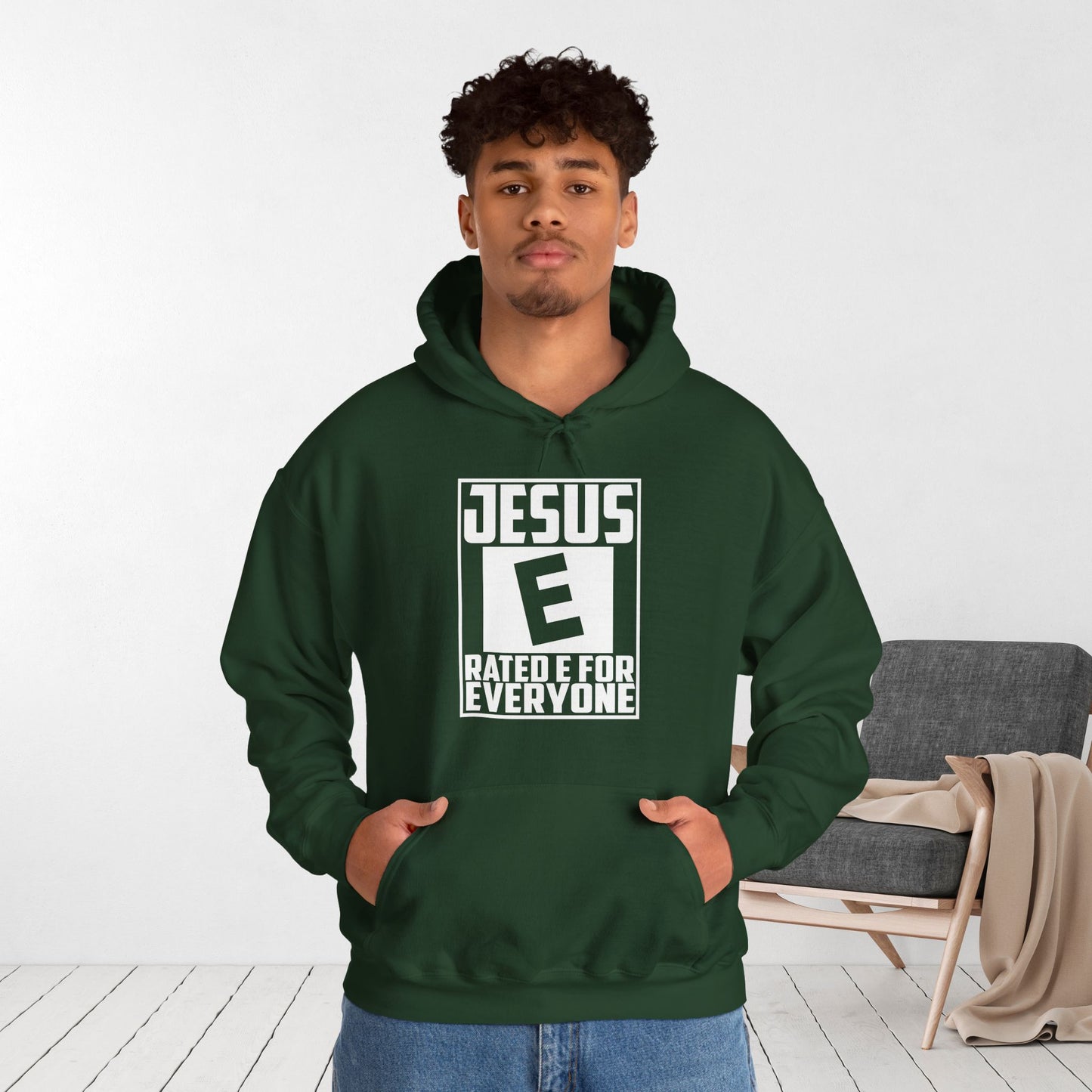 Jesus Rated E for Everyone Hoodie