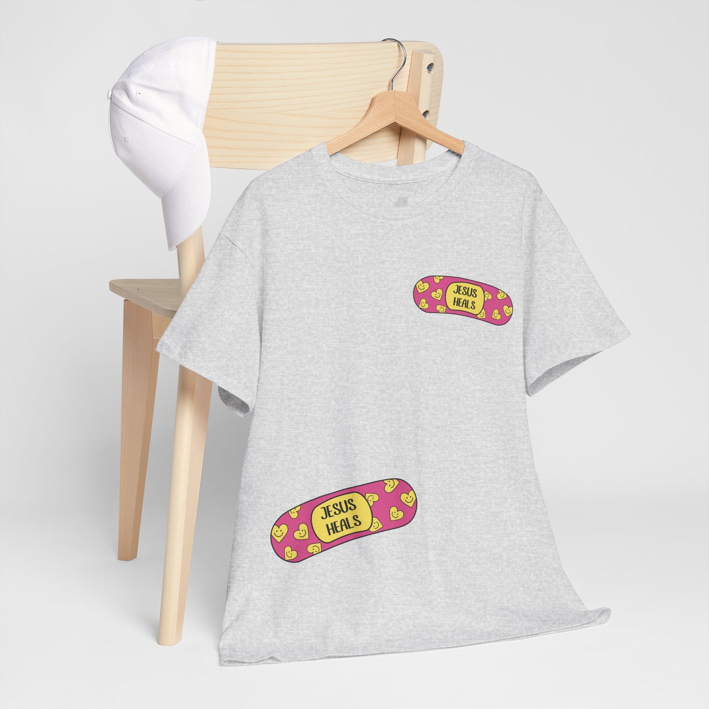 Jesus Heals Heavy Cotton Tee