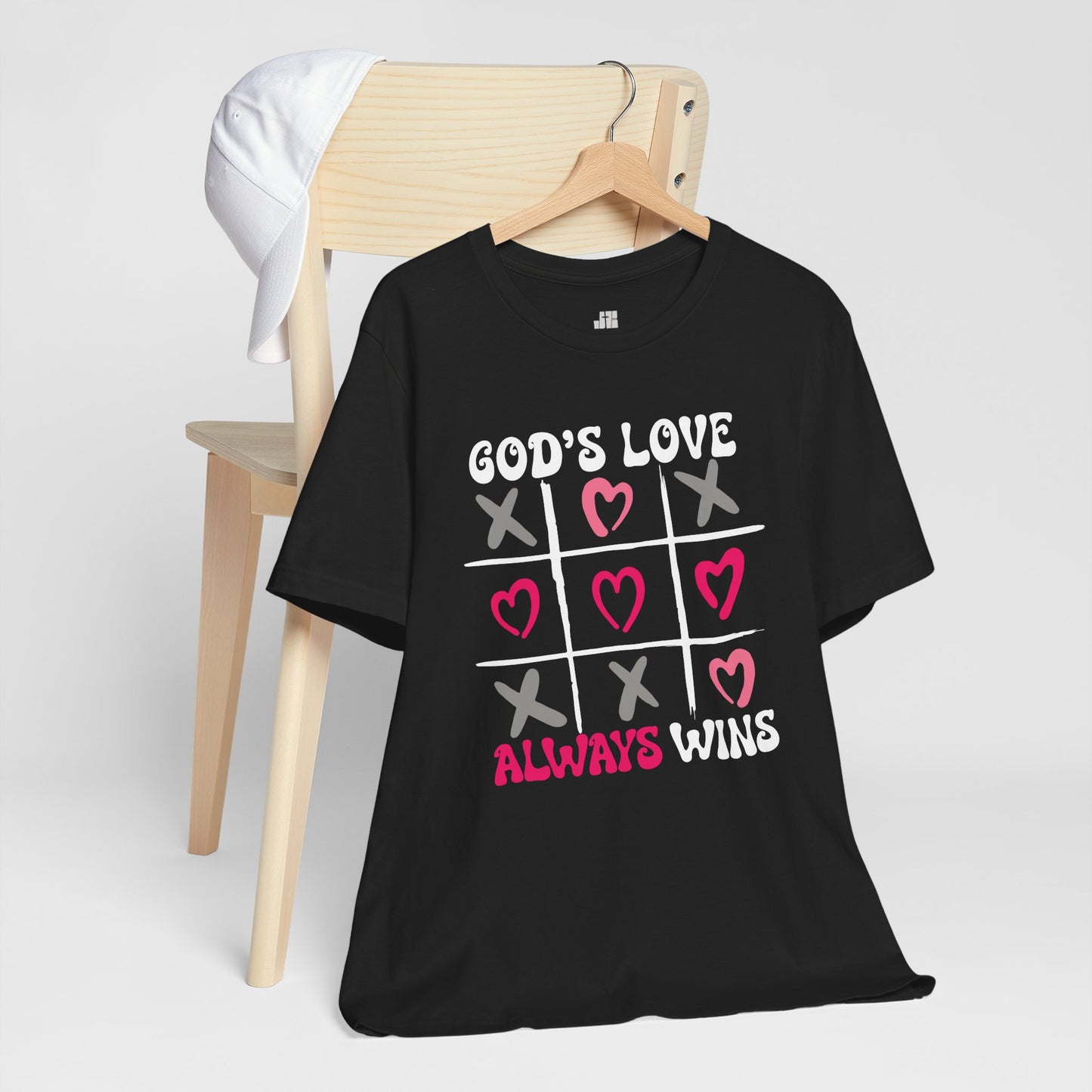 God's Love Always Wins Soft Cotton Tee - Christian Shirt
