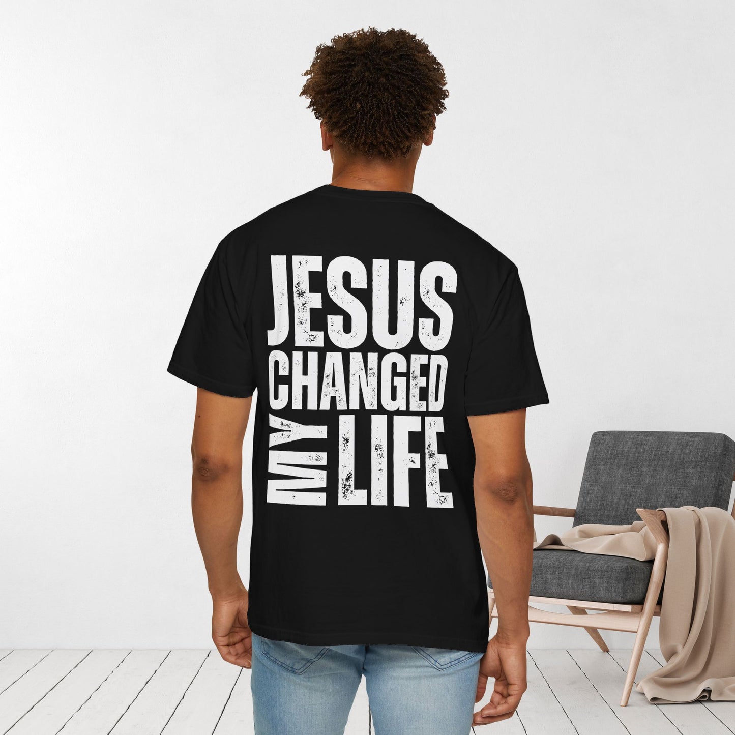 Comfort Colors Jesus Changed My Life Christian Shirt