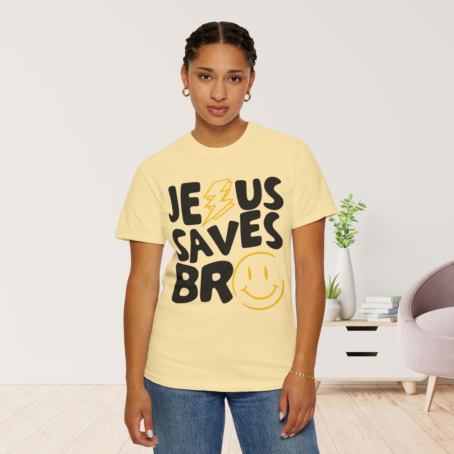 Jesus Saves Bro Comfort Colors Shirt