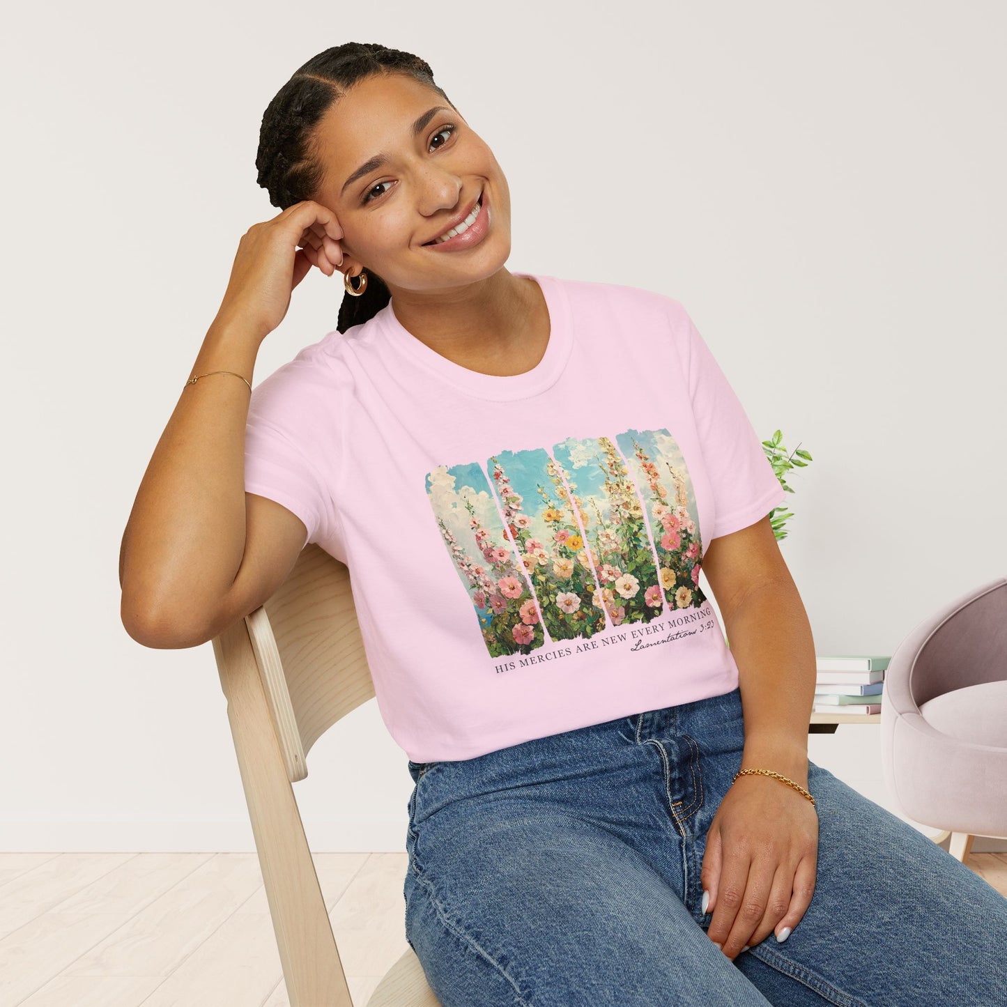 His Mercies are New Every Morning Softstyle T-shirt