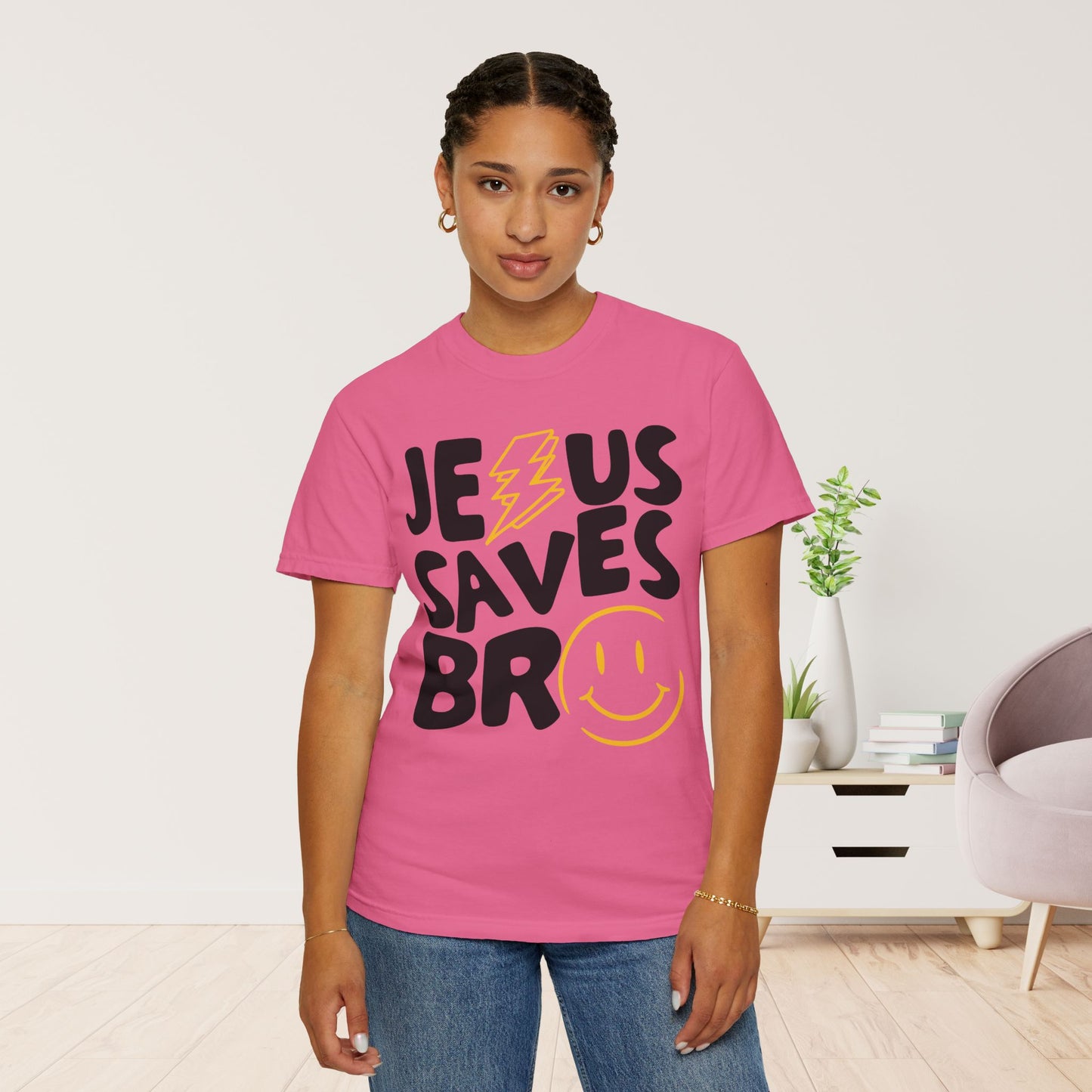 Jesus Saves Bro Comfort Colors Shirt