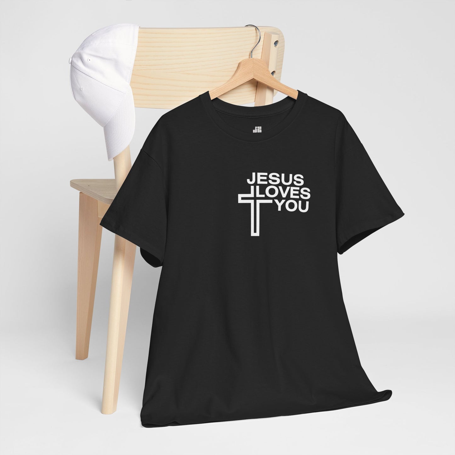 Jesus Loves You Heavy Cotton Tee