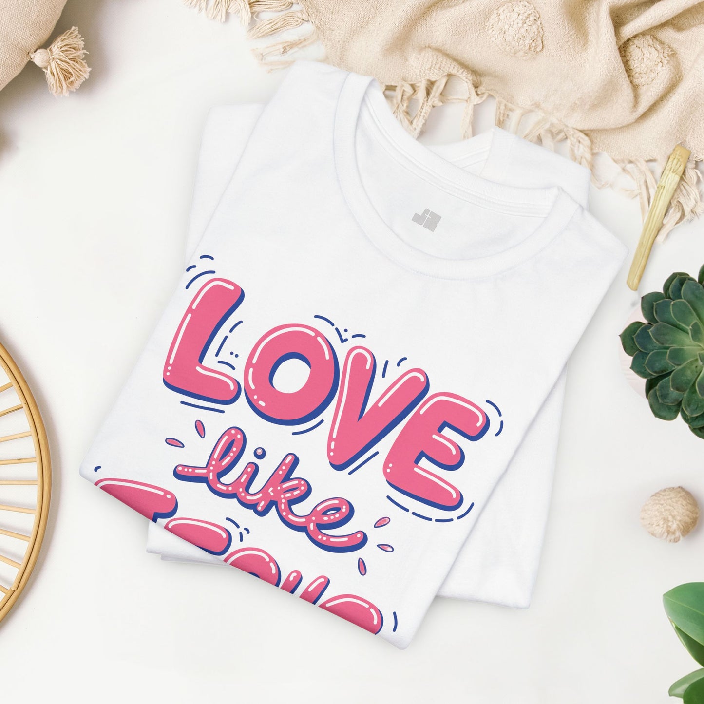 Love Like Jesus Soft Cotton Tee - Christian Shirt