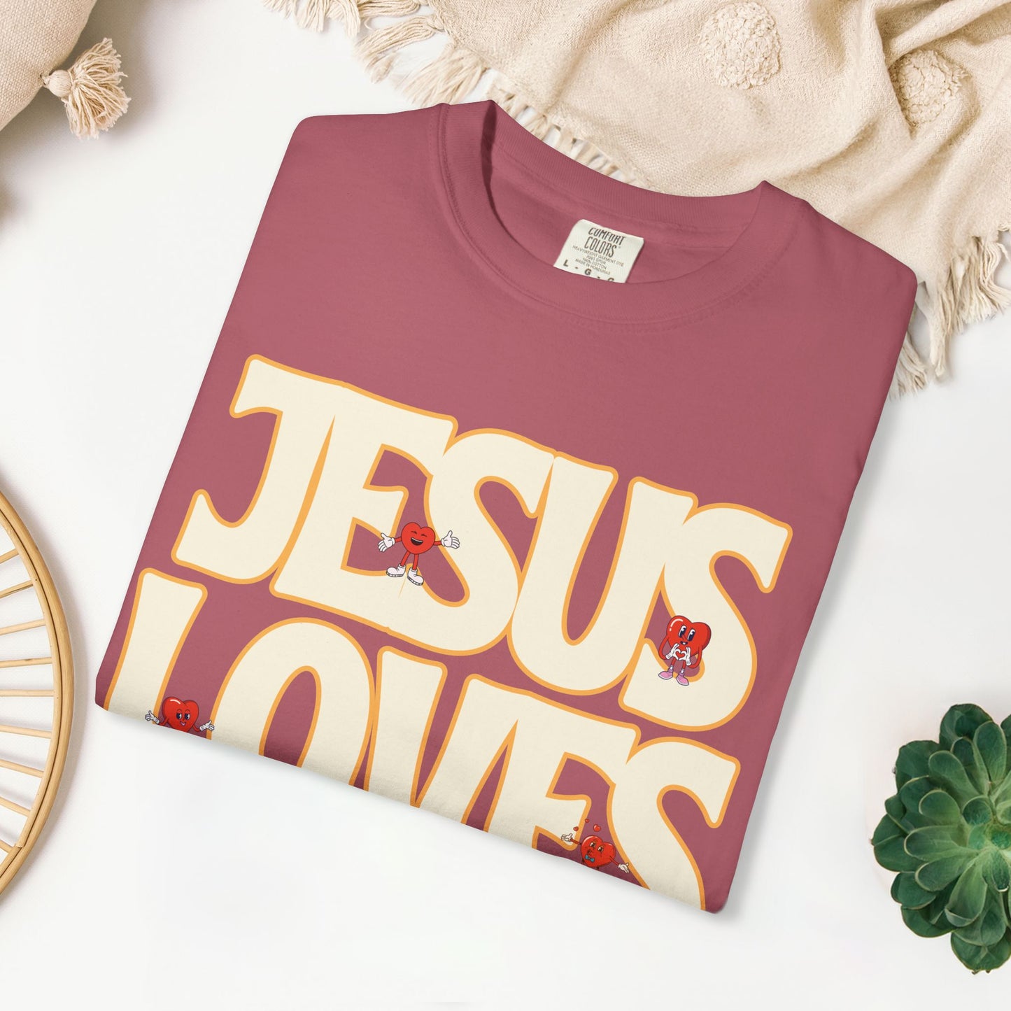 Jesus Loves You Comfort Colors Shirt