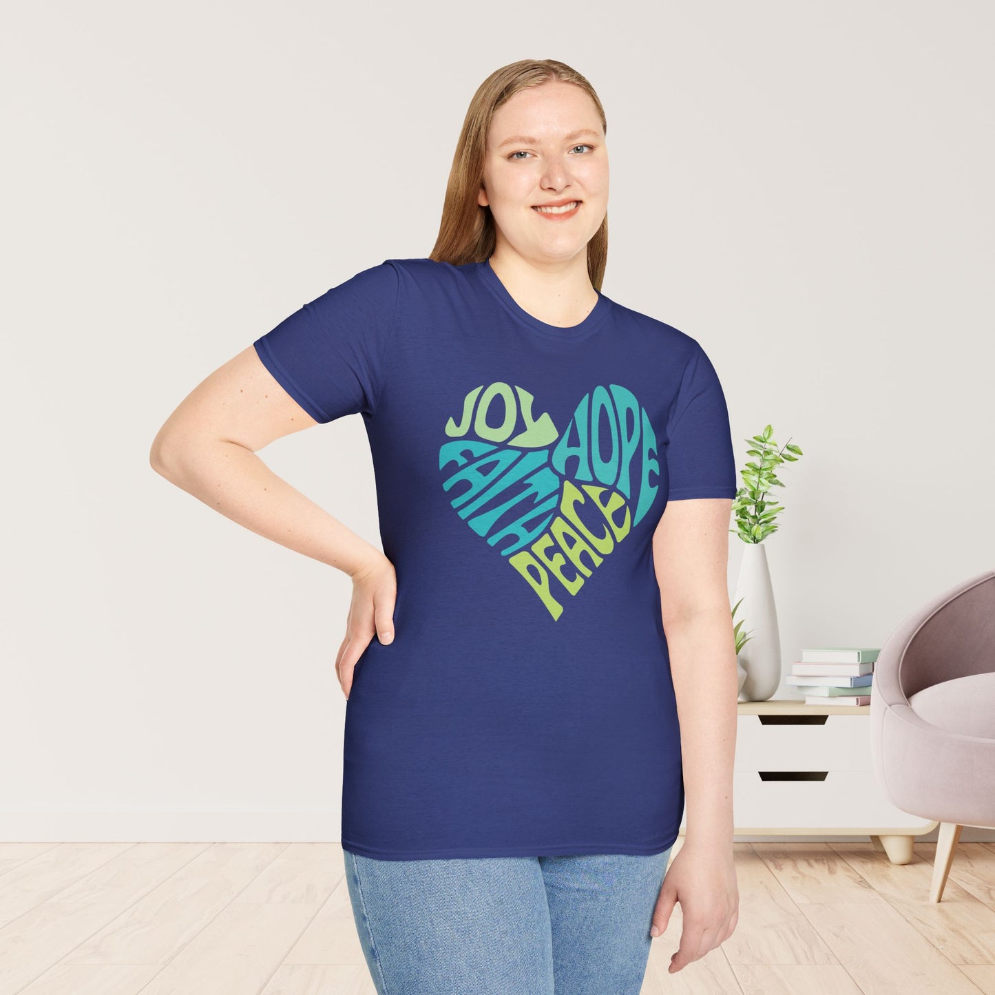 Joy Hope Faith Peace Softstyle T-shirt