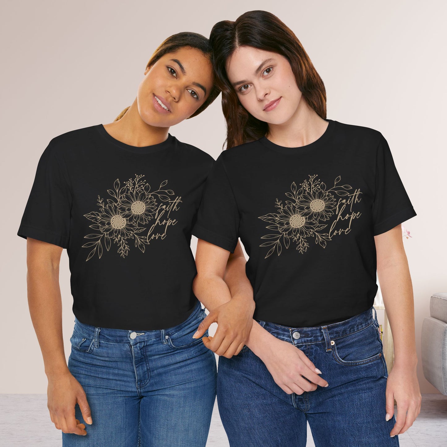 Faith Hope Love Soft Cotton Tee