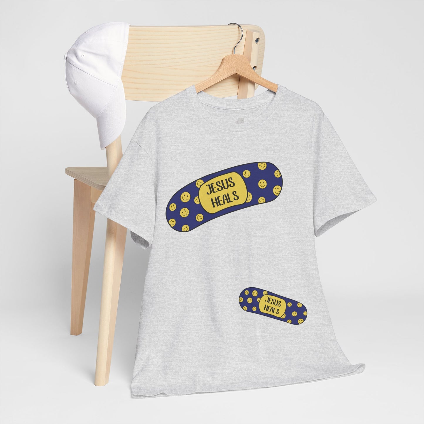 Jesus Heals Heavy Cotton Tee