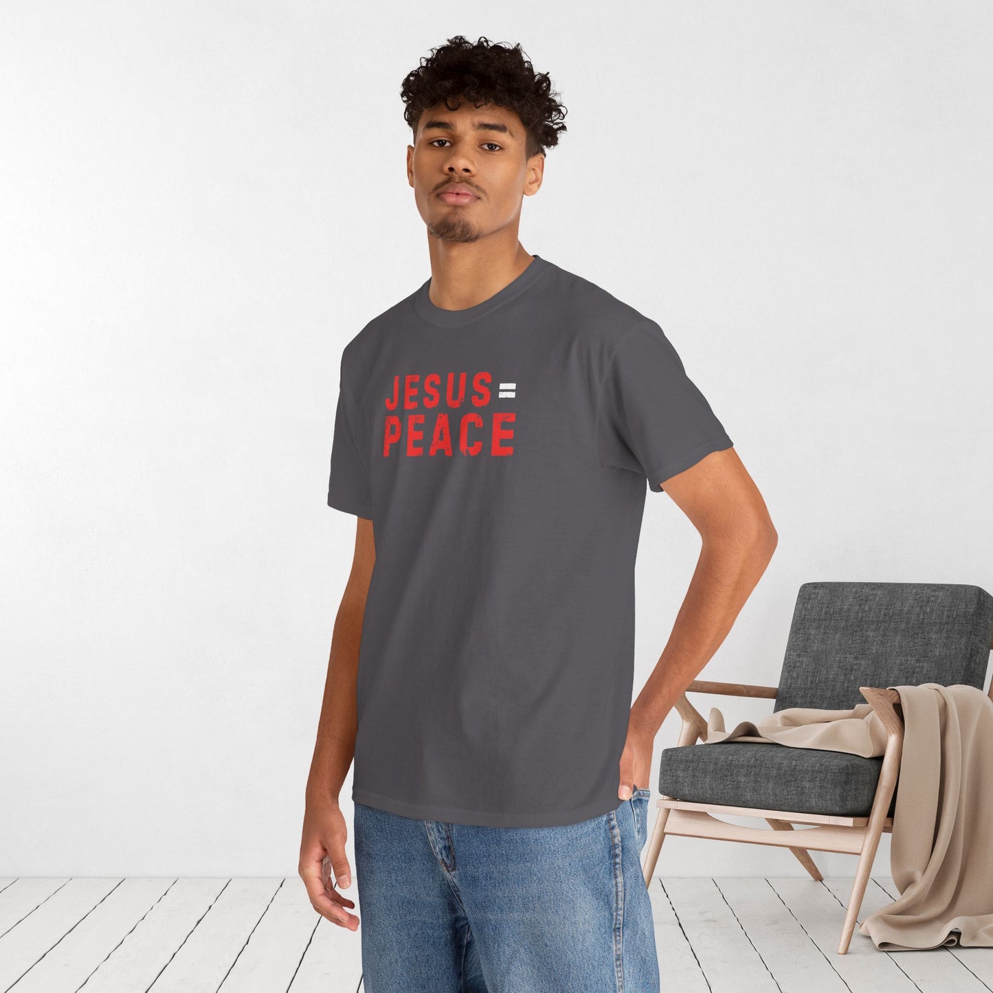 Jesus is Peace Heavy Cotton Tee