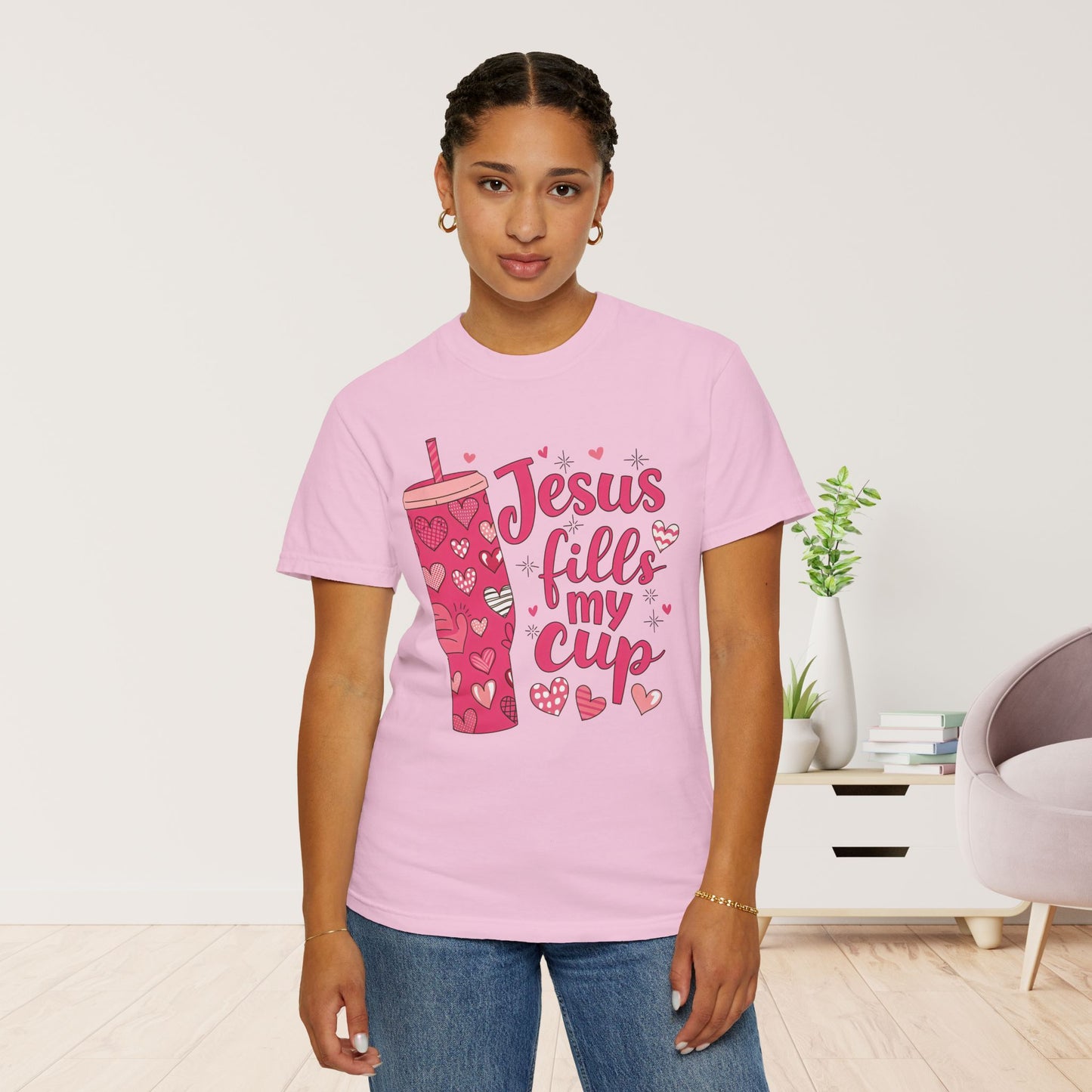 Jesus Fills My Cup Comfort Colors Shirt