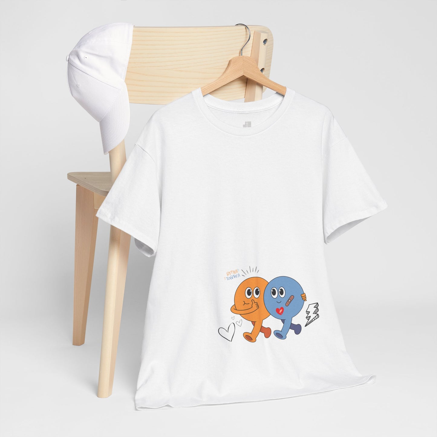 Better Together in Christ – He Heals the Brokenhearted Heavy Cotton Tee