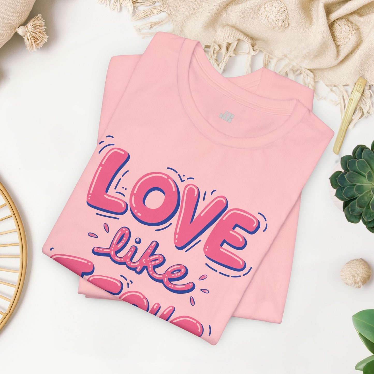 Love Like Jesus Soft Cotton Tee - Christian Shirt