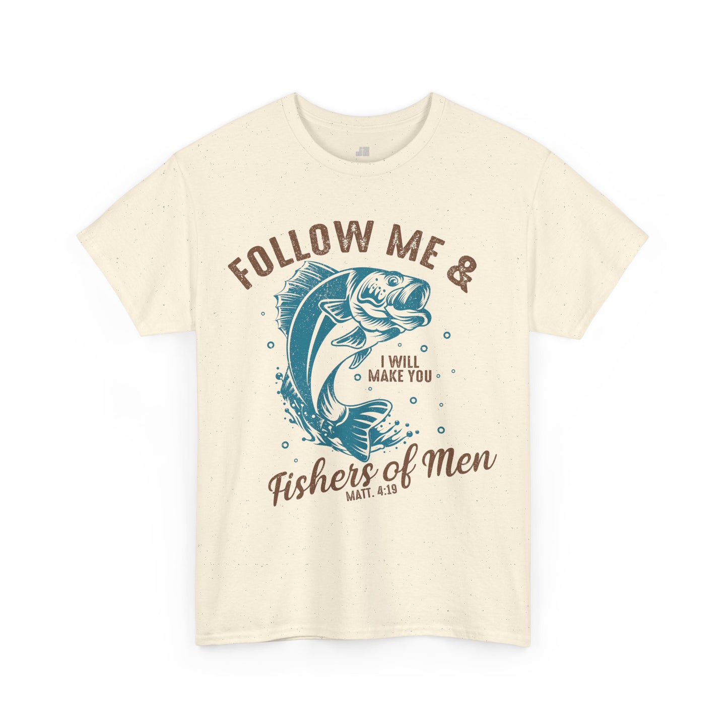 Follow Me Heavy Cotton Tee - Matthew 4:19