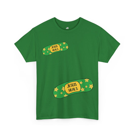 Jesus Heals Heavy Cotton Tee