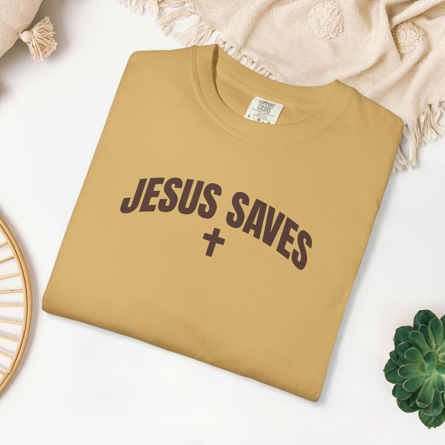 Jesus Saves Comfort Colors Shirt - Fall Edition - Acts 4:12