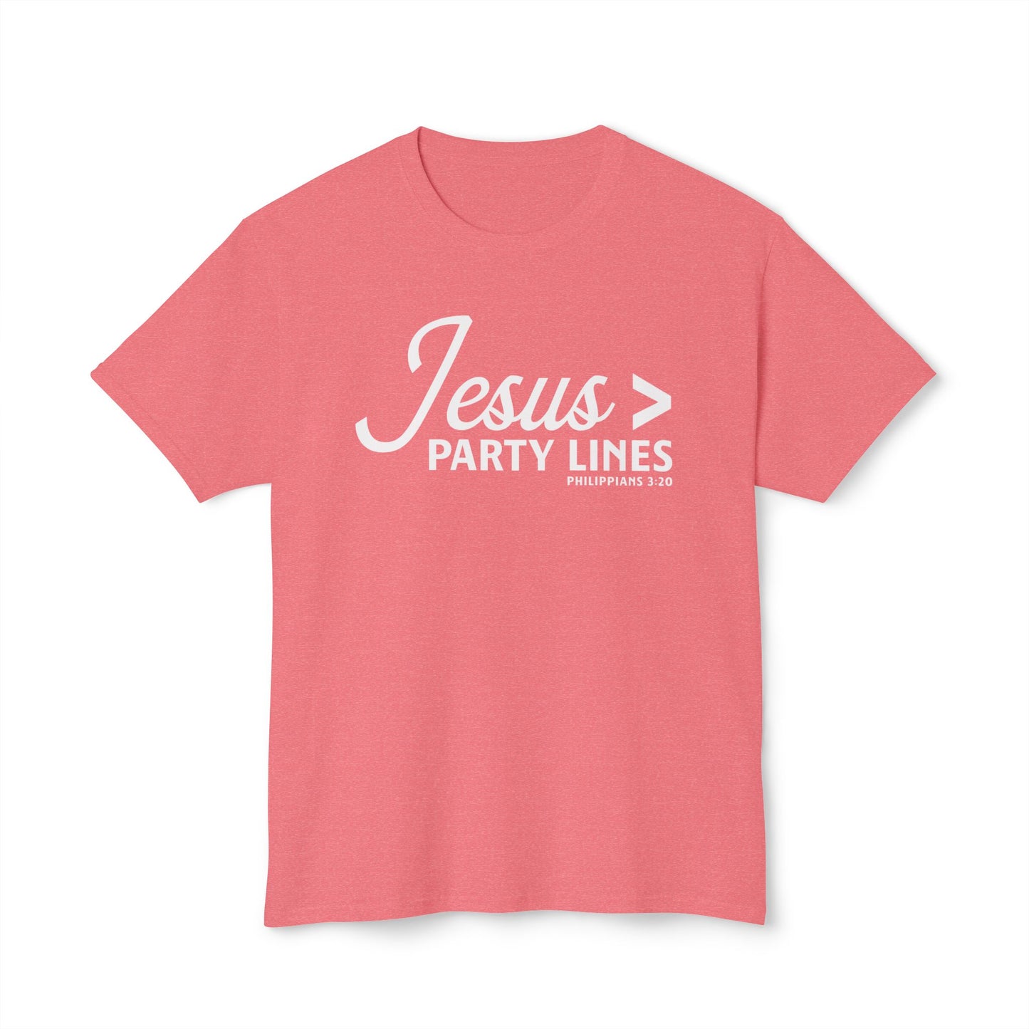 Jesus > Party Lines Unisex HD Cotton Tee