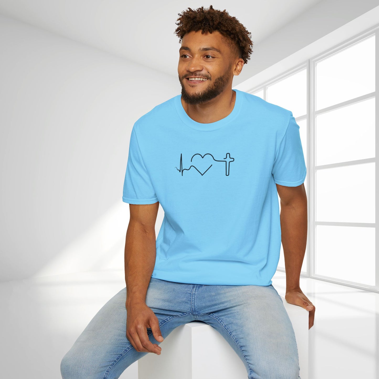 Heartbeat of Faith Softstyle T-shirt