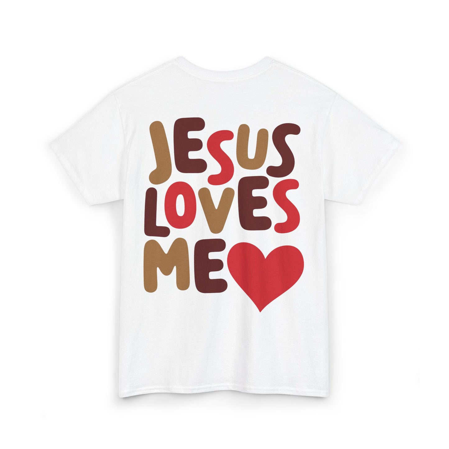 Jesus Loves Me Heavy Cotton Tee