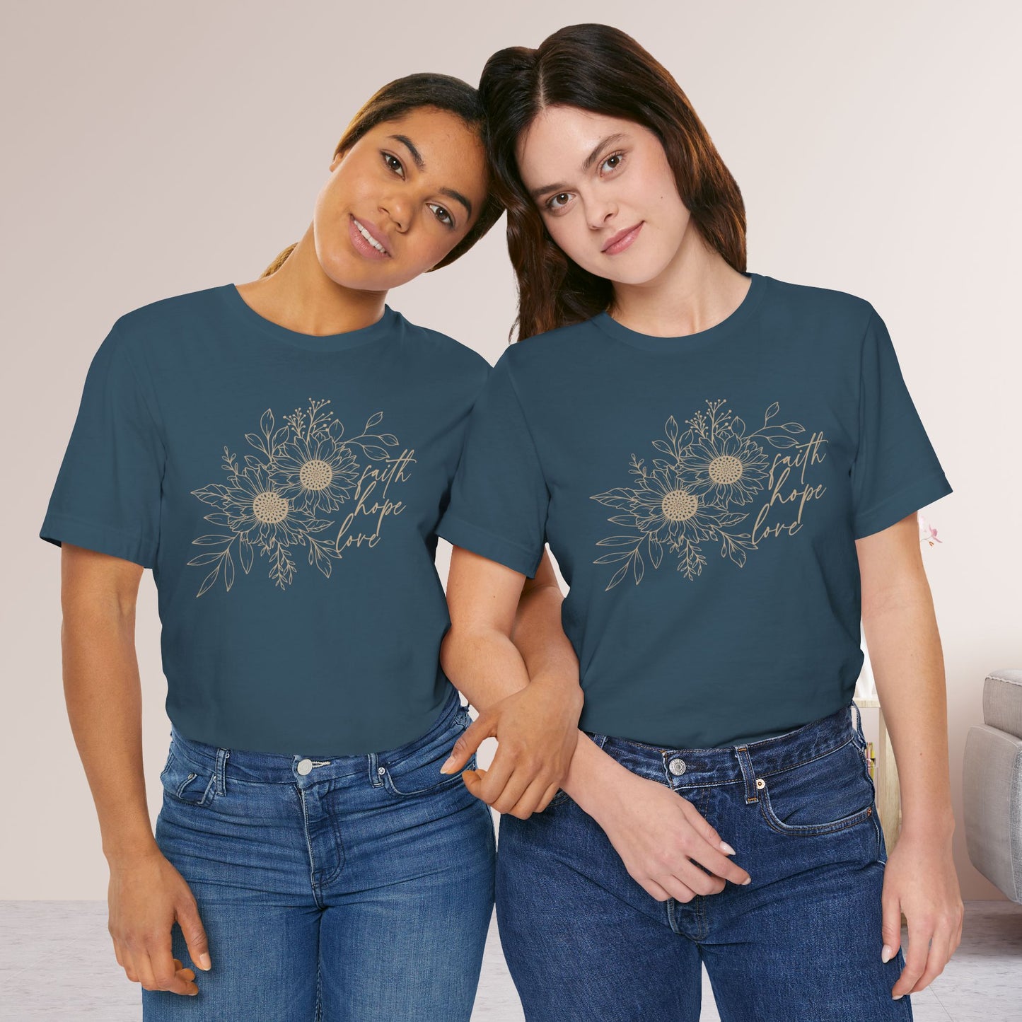 Faith Hope Love Soft Cotton Tee