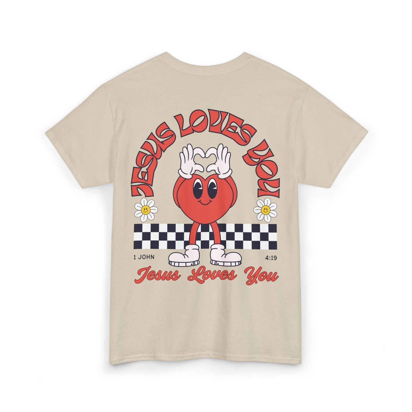 Jesus Loves You Heavy Cotton Tee