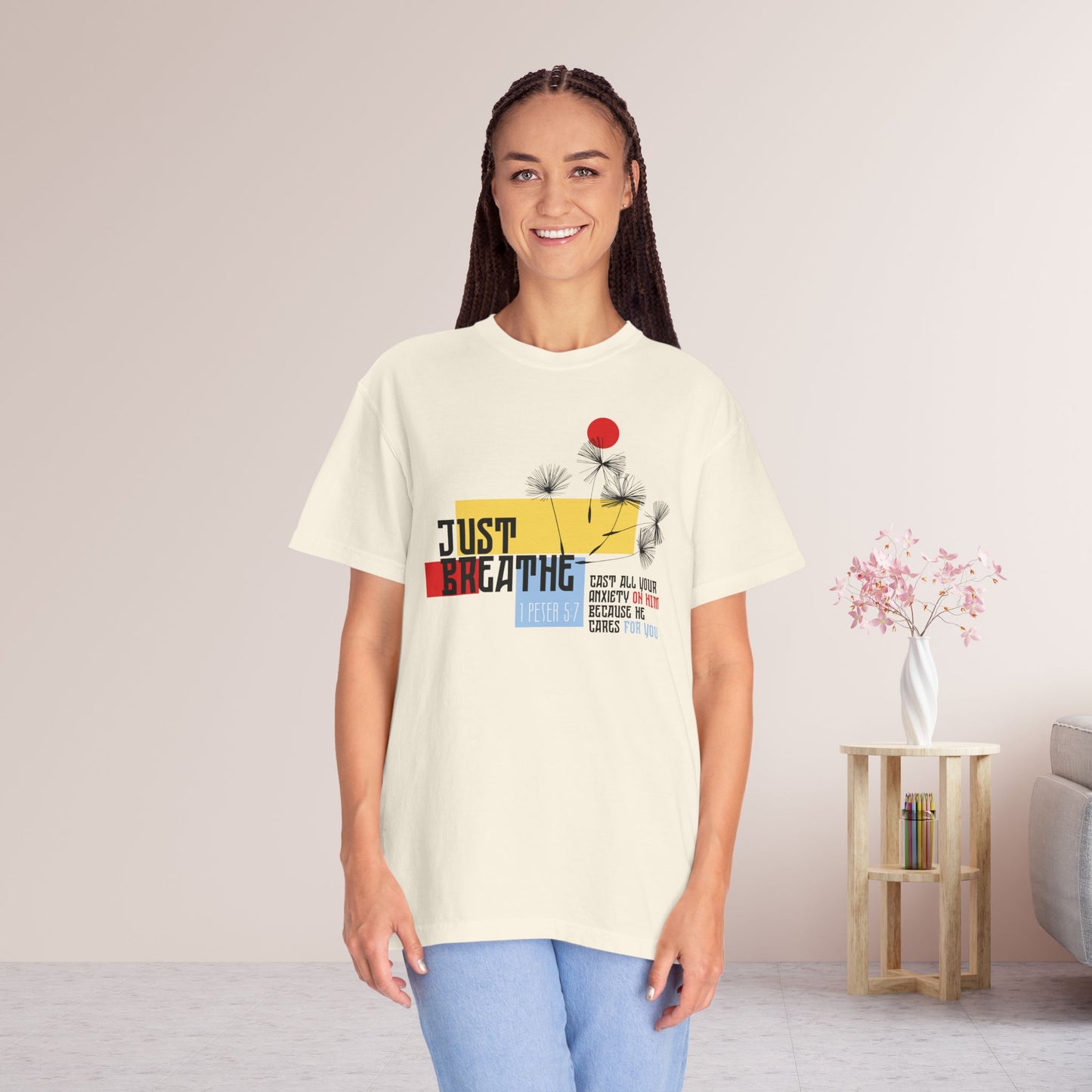 Just Breathe Comfort Colors Shirt