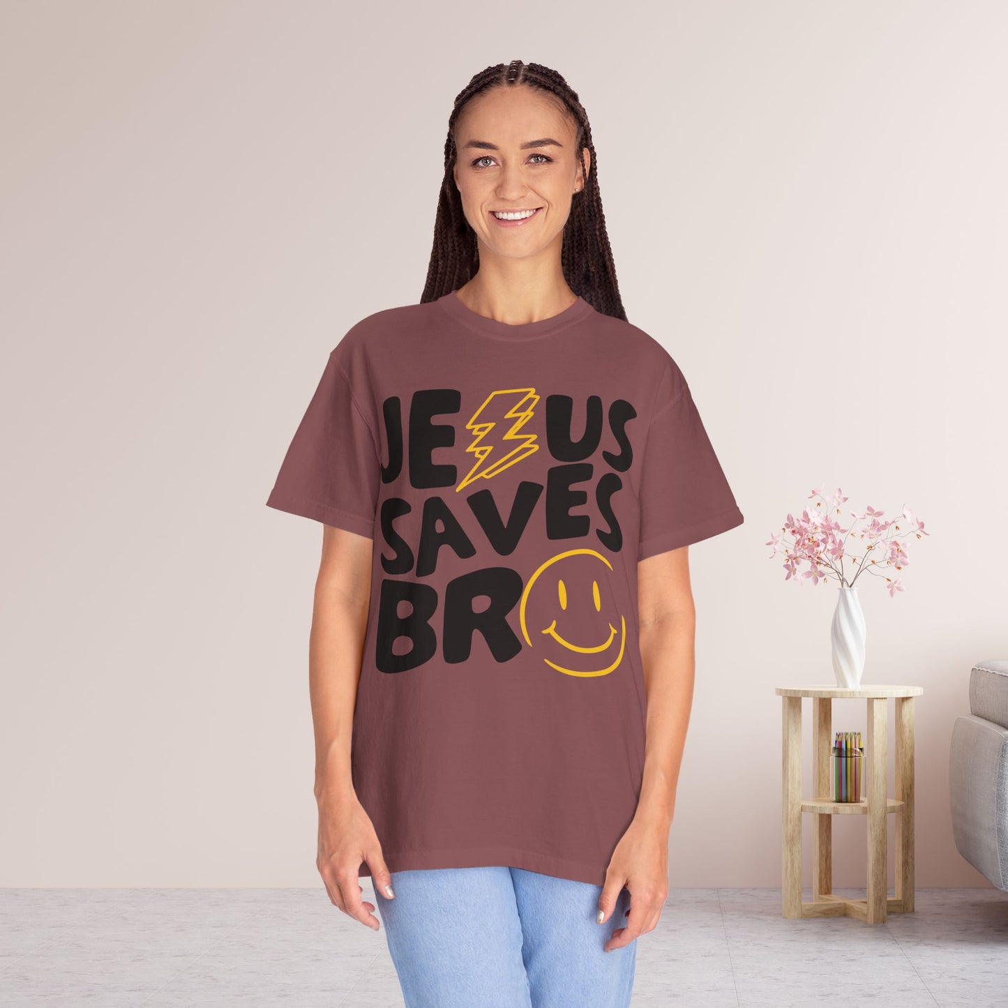 Jesus Saves Bro Comfort Colors Shirt