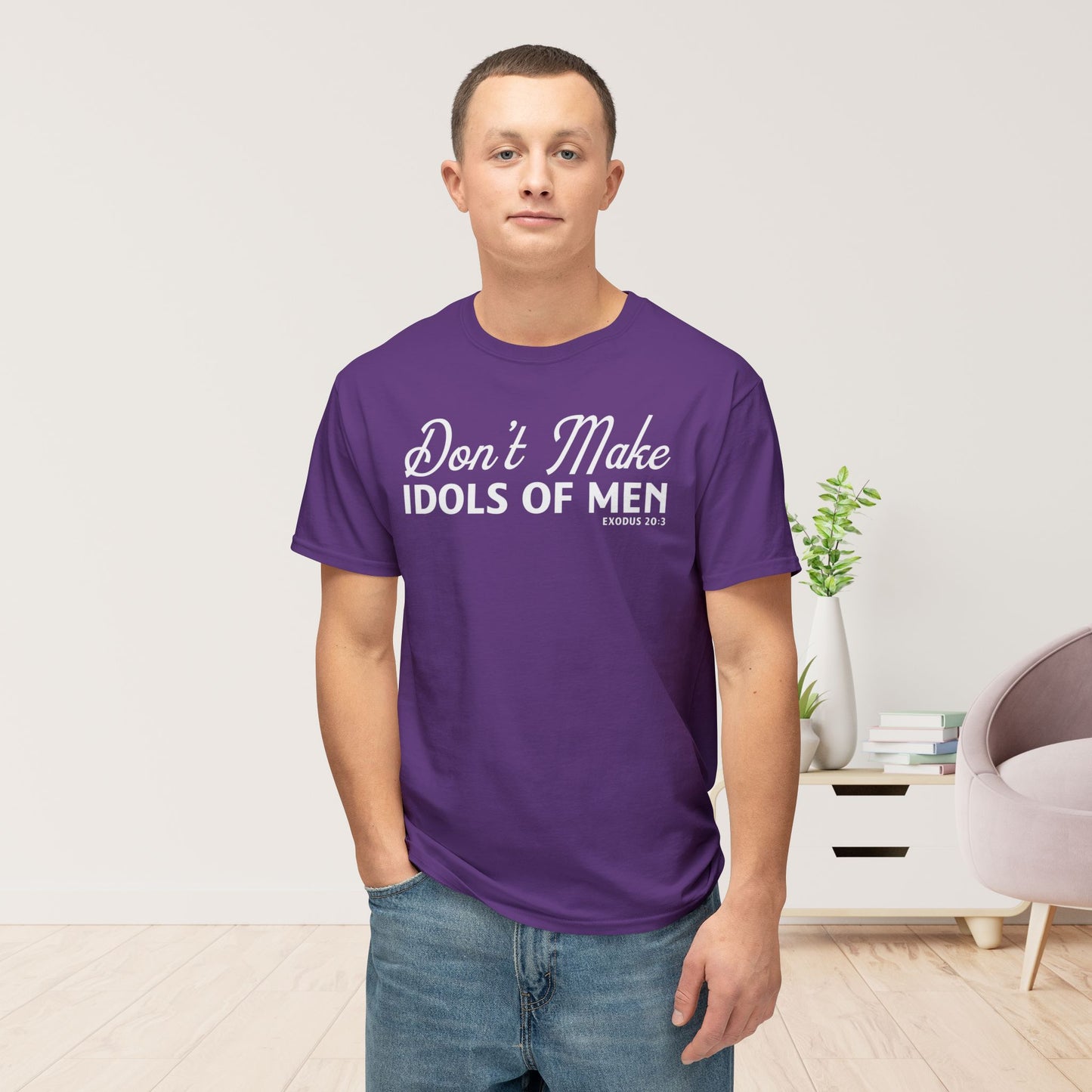 Don’t Make Idols of Men Unisex HD Cotton Tee