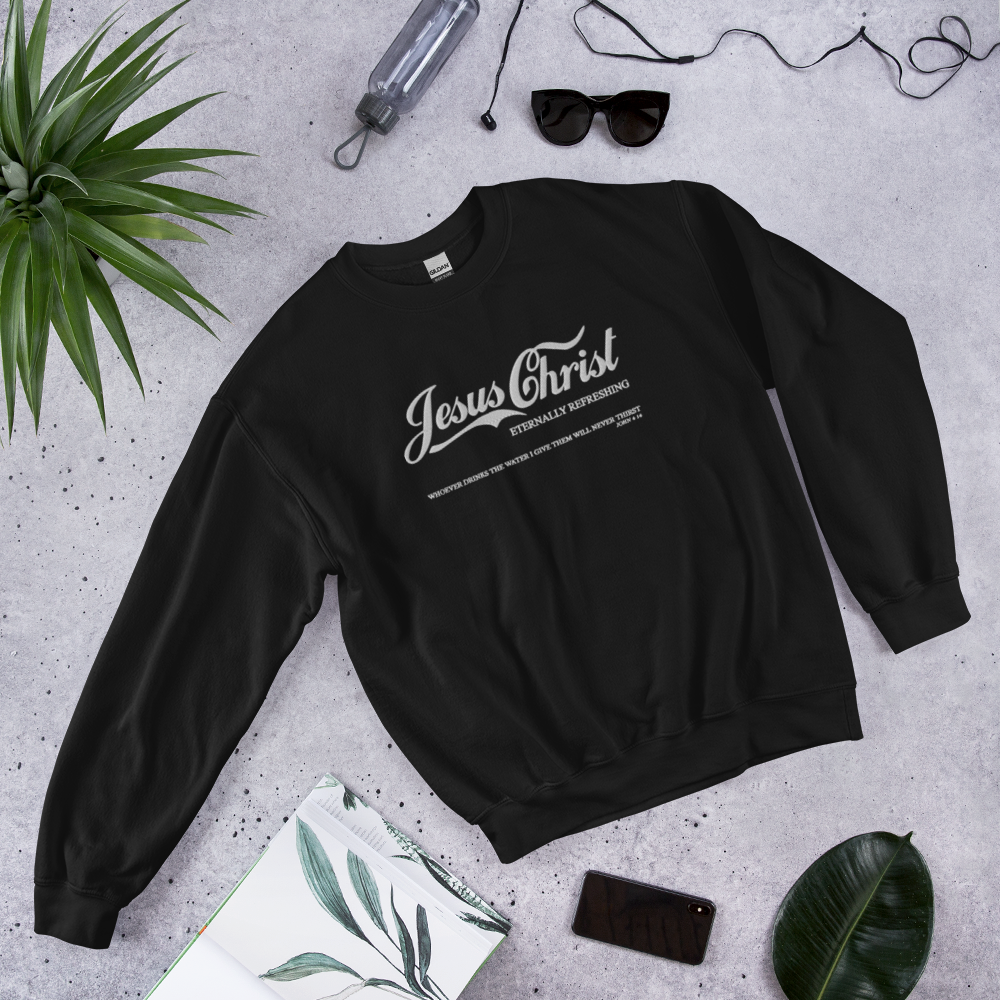 Embroidered Jesus Christ Sweatshirt