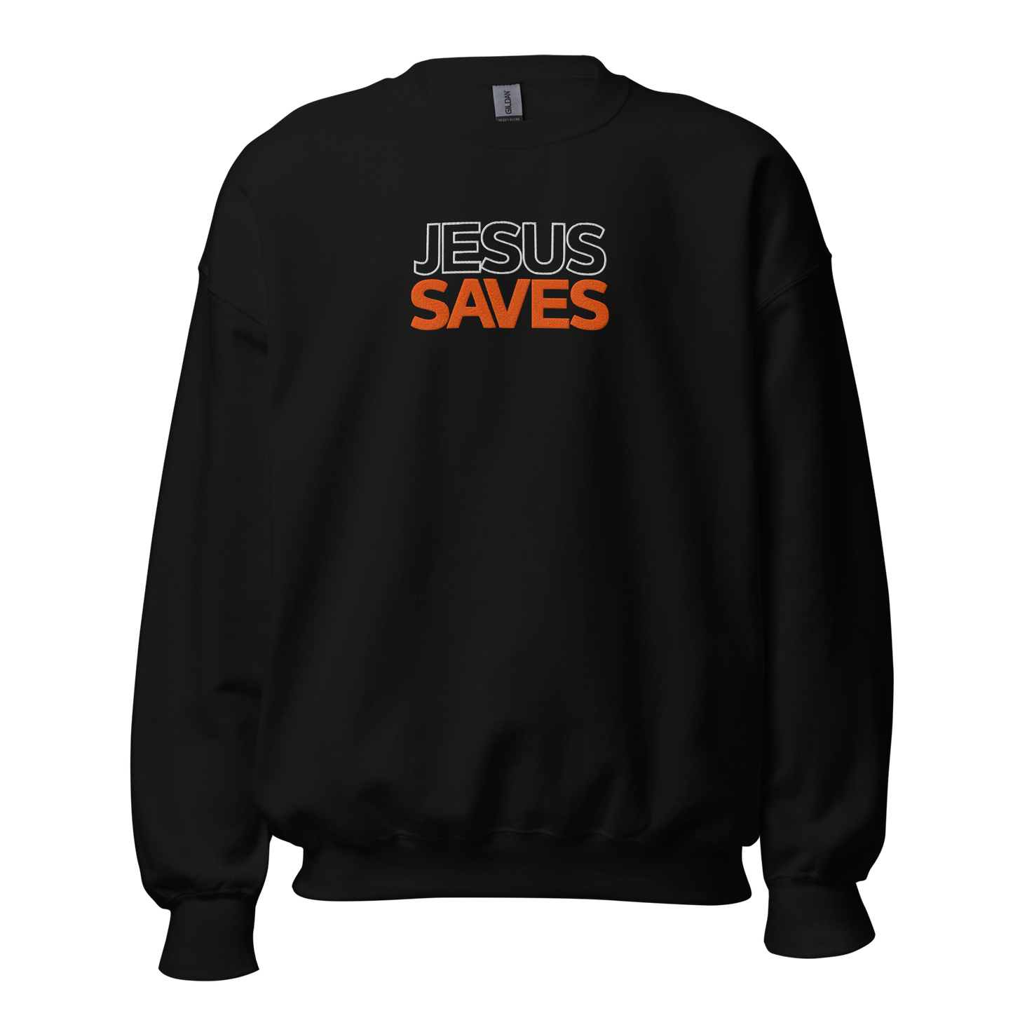 Embroidered Jesus Saves Sweatshirt