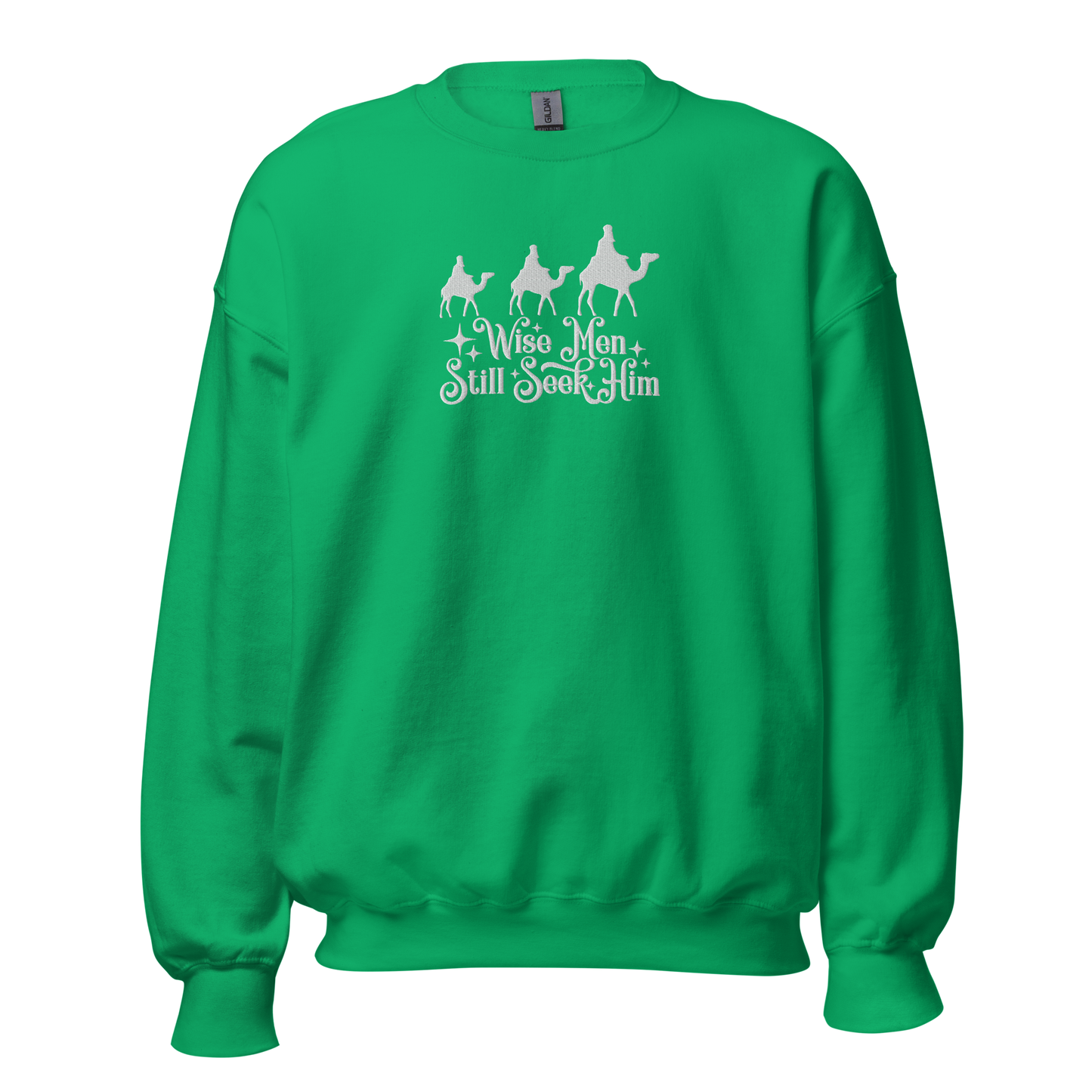Embroidered Wise Men Still Seek Him Sweatshirt