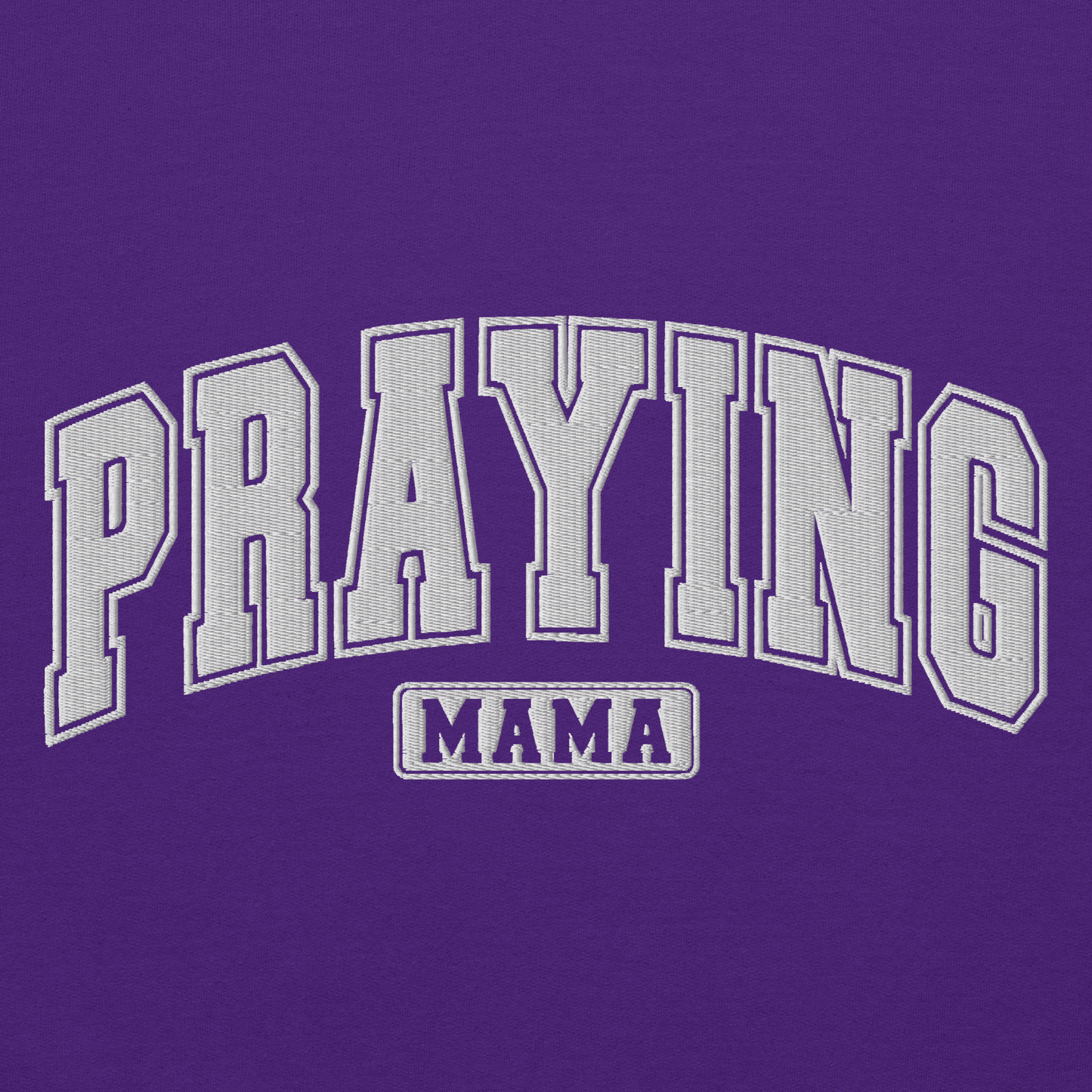 Praying Mama Embroidered Sweatshirt