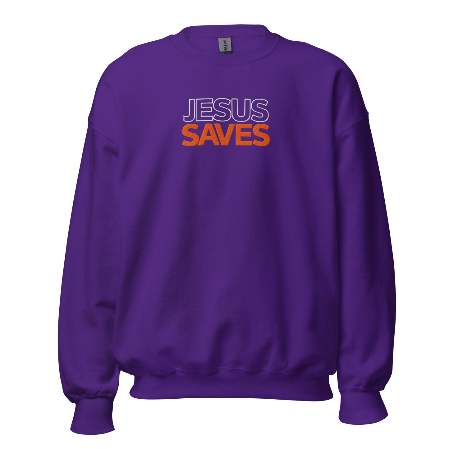 Embroidered Jesus Saves Sweatshirt