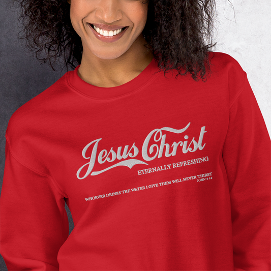 Embroidered Jesus Christ Sweatshirt