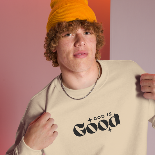 God is Good Embroidered Sweatshirt