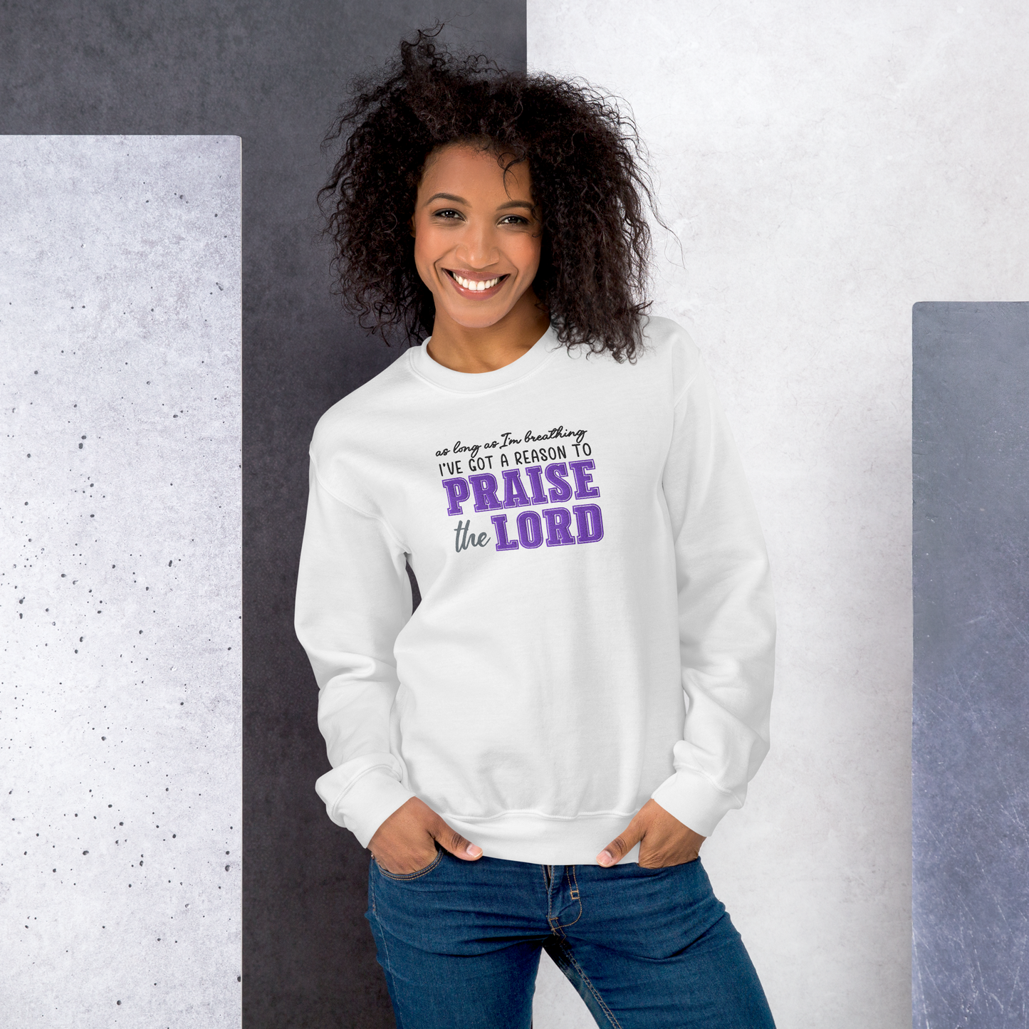 Praise The Lord Embroidered Sweatshirt