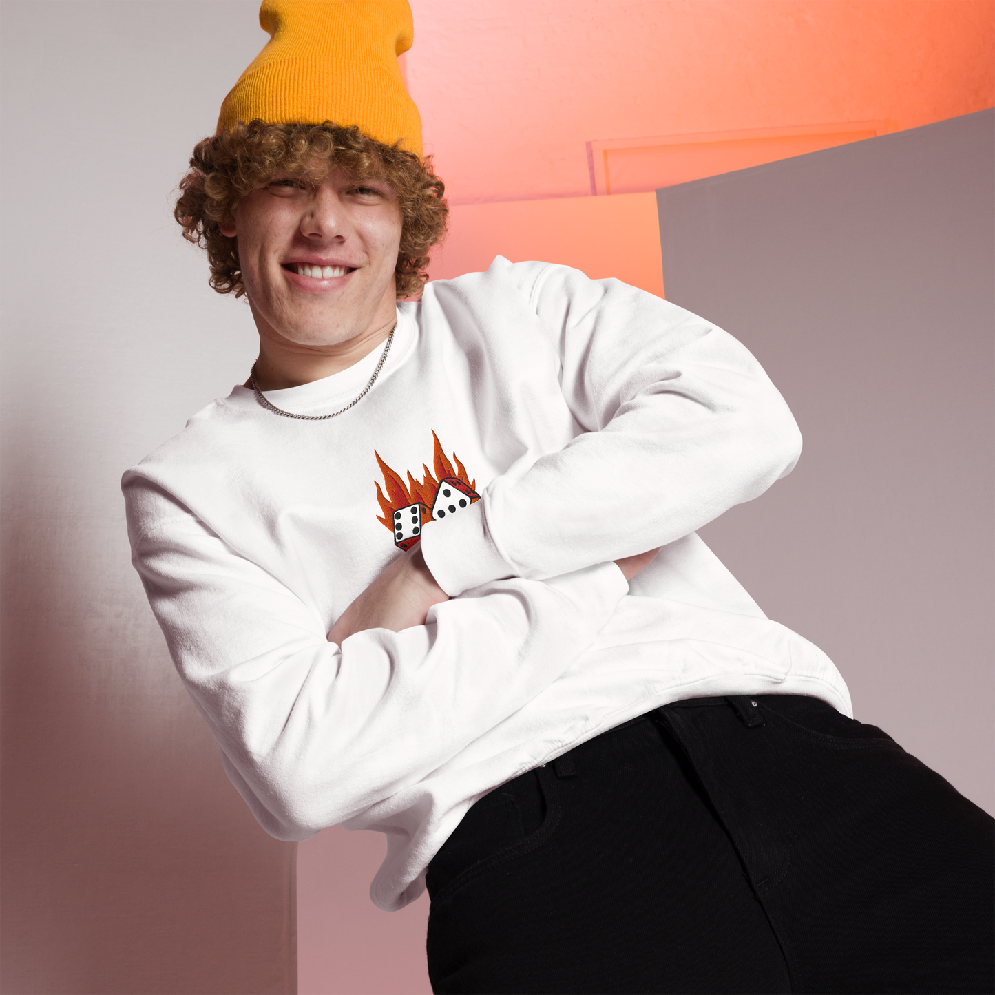 Embroidered Not Luck Just God Sweatshirt