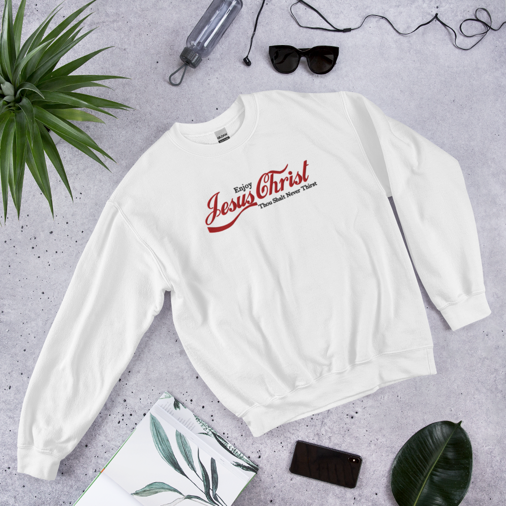 Embroidered Jesus Christ Sweatshirt